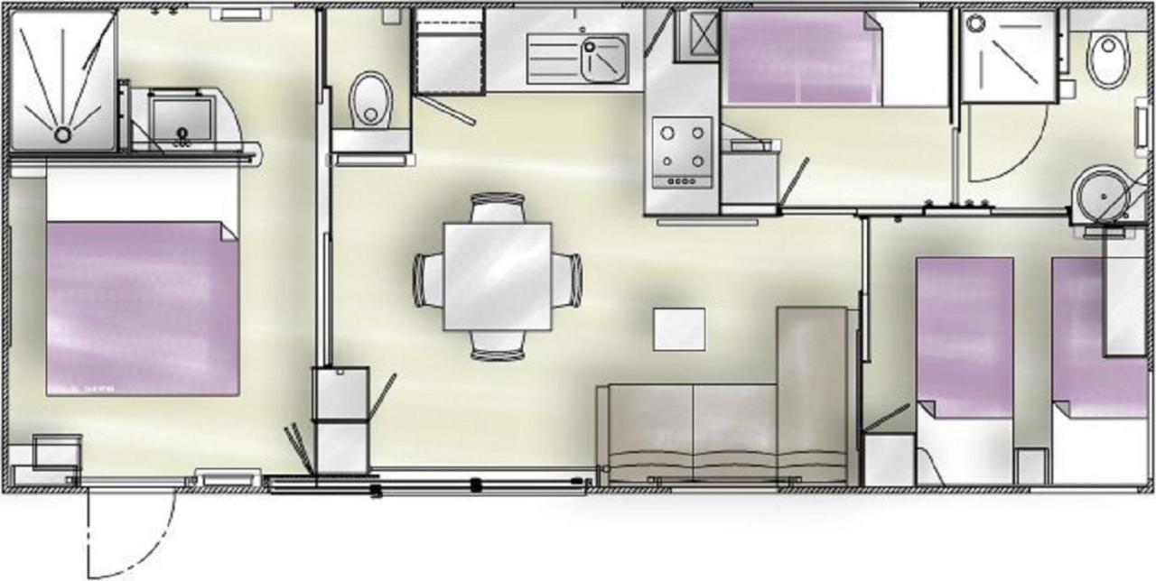 Apartment Wa100 - Moderne Mobilheime Im Oberpfaelzer Seenland Wackersdorf